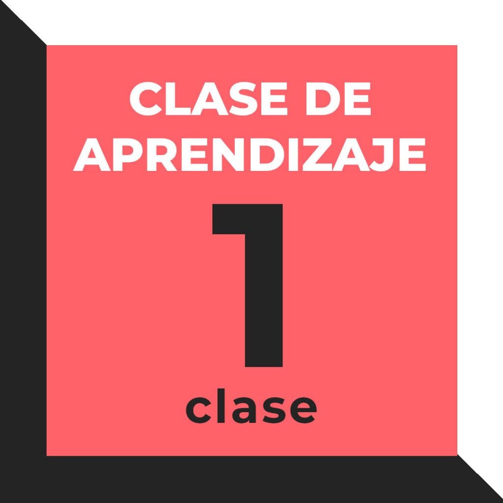 CLASE DE APRENDIZAJE